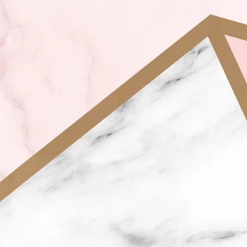 Vlastné Tapety Na Steny 3D Ružová Geometrické Mramoru Textúra Spálňa Obývacia Miestnosť TV Pozadie Domáce Dekorácie Nástenné Nástenné Maľby