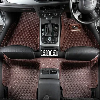 Vlastné špeciálne auto podlahové rohože na Pravej Ruke Autom Mercedes Benz GLS 350 400d 450 580 X167 2020 6 7 miest nepremokavé auto koberce