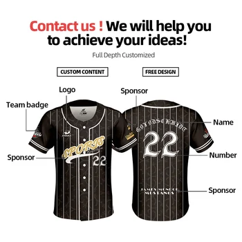 Vlastný Dizajn Baseball Dresy Sublimated Školenia Nosiť Pánske Športové Tričko Camiseta Beisbol Hombre Priedušná Baseball Košele