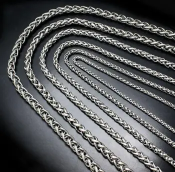 Vo veľkom 2meter nehrdzavejúcej ocele 6 mm Značky Lano Reťazí Šperky zistenia Označenie Reťaze KUTILOV, veľkoobchod