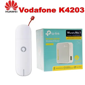 Vodafone 3G USB Huawei K4203 Mobilného Širokopásmového Modemu Dongle + TP-Link TL-MR3020 150 mb / s 1-Port 10/100 Wireless N Router