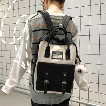 Vodeodolného nylonu Ženy Batoh Žena Multifunkčná taška pre voľný čas vysokoškolákov školské tašky Žien Cestovný Batoh 0P09