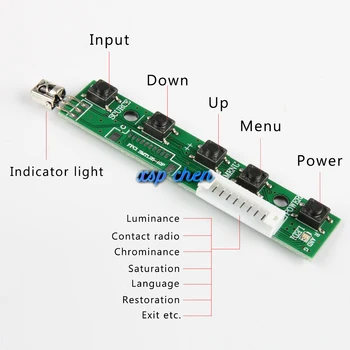 Vodič Rada LCD Displej Regulátora HDMI PRE AT070TN90 AT070TN92 V. X LCD Displej 7DD1+1 FPC 800*480 Micro USB 50 Pinov
