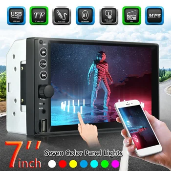 VODOOL Touch Screen HD Multimediálne Prehrávače 2 DIN Auto Stereo Multimediálne Prehrávače Videa 7 palcový Displej BT AUX FM Rádia