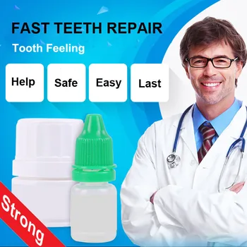 Vodotesné Lepidlo Zubár, Zubný Plniaci Otvor Plniaceho Fix Súprava Nástroj Hobby Silné Lekár Jasné, Zubné Lepidlo Super Liek Zuby Opraviť