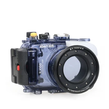 Vodotesné puzdro pre Sony RX100 Mark I Fotografovanie pod vodou 40m Ochranného krytu Potápanie Zariadenia, Fotoaparát, Príslušenstvo