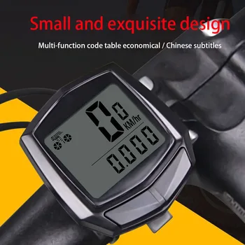 Vodotesný LCD Požičovňa počítadlo kilometrov Multifunkčné Cyklistický Tachometer Rýchlomer Smart Odolné Prenosné Požičovňa Sledovať Stojan na Bicykel Časť