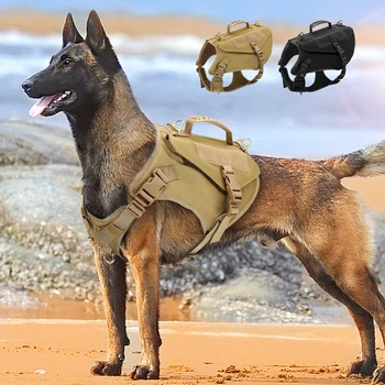 Vojenské Taktické Psa Na Postroj Vesta Výcvik Psa Na Lov Molle Vesta Pre Nemeckého Ovčiaka Vesta Pre Stredne Veľké Psy Nastaviteľné