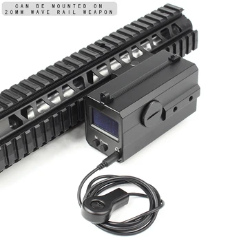Vonkajšie 6-700 miliónov mini zamerané OLED displeja laser automatické diaľkomer 20 mm vlna železničnej mount lov optika riflescope časti