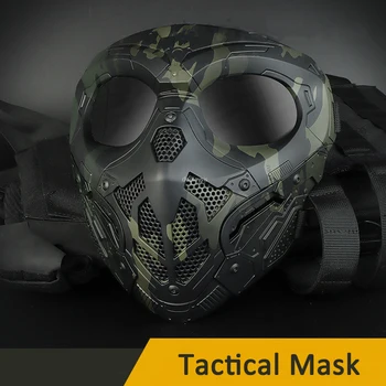 Vonkajšie Airsoft Ochranné Masky Vojenské Taktické Paintball celotvárová Maska CS Lov, Streľbu, Športové Halloween Lebky Masky