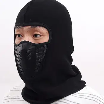 Vonkajšie Koni Lyžovanie Masku Na Tvár Kryt Ninja Štýle Hlavu Spp Teplé Zahusťovanie Fleece Maska S Filtrovanie Funkcia