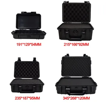 Vonkajšie Vodotesné Suché Box Prenosný Shockproof Zapečatené Bezpečnostné Prípade, ABS Plast Tool Box Bezpečnostné Zariadenia, Nástroj Úložný Box