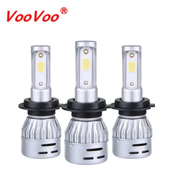 VooVoo Auto Reflektor H4 H7 LED H11 H8 H9 HB3 9005 HB4 9006 H1 72W 8000lm LED Auto Žiarovky Svetlometu 3000K 4300K 6500K 8000K Svetlo