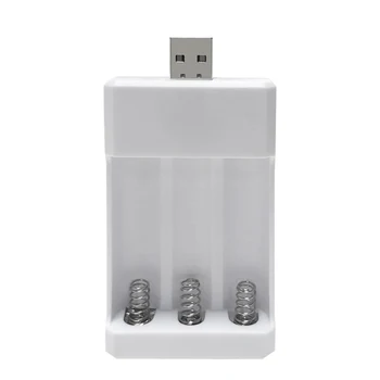VOXLINK USB Nabíjačky Batérií, 3 sloty Pre AA/AAA Nabíjateľné Batérie Nabíjačky Pre diaľkové ovládanie mikrofón fotoaparát digitálny myš
