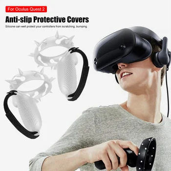 VR Príslušenstvo Ochranný Kryt Pre Oculus Quest 2 VR Touch Regulátor Prípade Koleno Popruh, Rukoväť Pre Oculus Quest 2