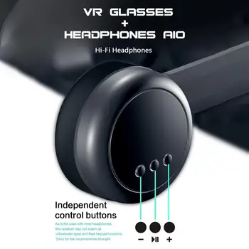 VRG Pro 3D VR Okuliare Visual širokouhlý VR Okuliare Full Screen Virtuálnej Reality Okuliare Pre 5 až 7 palcový Smartphone Okuliare