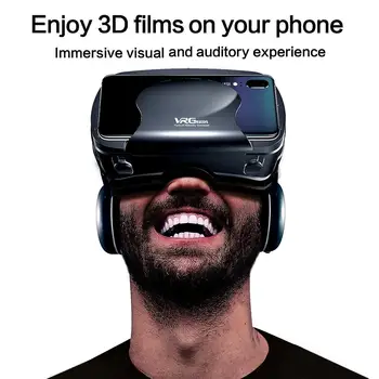 VRG Pro 3D VR Okuliare Visual širokouhlý VR Okuliare Full Screen Virtuálnej Reality Okuliare Pre 5 až 7 palcový Smartphone Okuliare