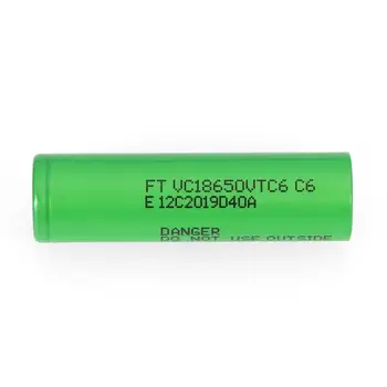 VTC6 3,7 V 3000 mAh 18650 Li-ion Batéria 20A DischargeVC18650VTC6 Hračka Baterka Nástroje E-cigareta nabíjateľné batérie