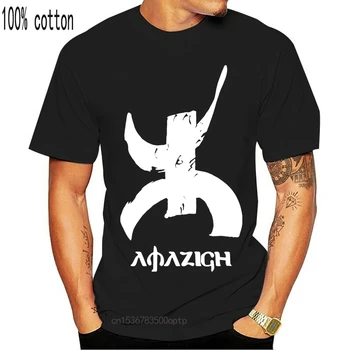 Vtipné Mužov Tričko Biele Tričko Tshirts Čierny Čaj Amazigh Štandardné Mužov Tričko Tlač Tričká Pre Človeka Bežné Krátke Rukávy