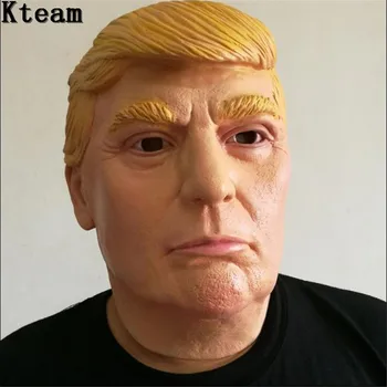 Vtipné!! Slávny Muž Donald Trump Vladimir Putin Obama Mr. Bean Psy Kostým, Maska Halloween Realistický Latexový Maškaráda Karnevalové Masky
