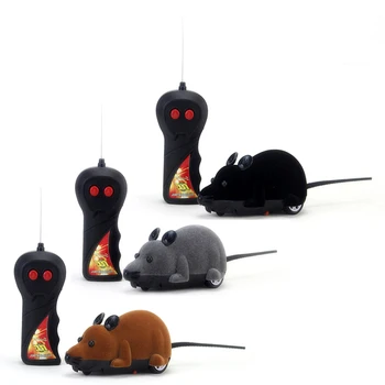 Vtipné veci RC robot Zvieratá žart Hry Bezdrôtové Diaľkové Ovládanie Elektronické Potkan Myš, Myši Hračka Pre Mačky Puppy Deti Hračka Dary