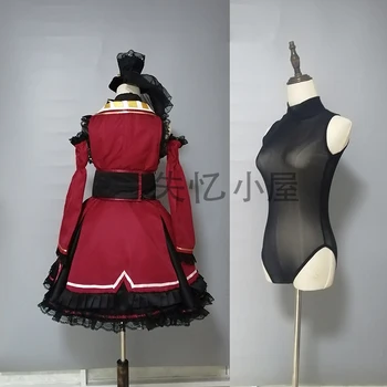 VTuber Hololive Houshou Morských Kapitán Gothic Lolita Uniforme, Cosplay Kostým Halloween Party Oblečenie Pre Ženy, Dievčatá 2020