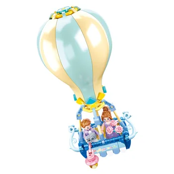 Vyhliadkové teplovzdušný Balón Hračky Princ a Princezná Svietidla Kvety, Darčeky Pre Priateľov Vzdelávacie Kompatibilné Stavebné Bloky