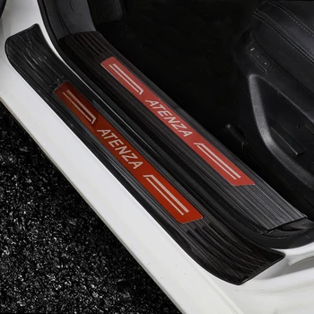 Vysoko Kvalitnej Nerezovej Ocele šúchať platňa dverí, parapet Výbava Pre Mazda 6 atenza-2019 Auto Príslušenstvo Auto Styling