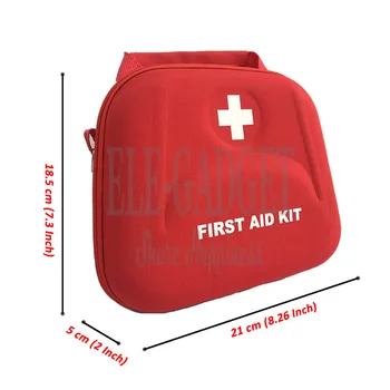 Vysoko Kvalitné Domáce Prenosné, Nepremokavé Prvá Pomoc Kit Red EVA Taška Pre Rodiny Alebo Cestovné naliehavé Lekárske Ošetrenie
