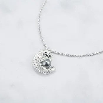 Vysoko kvalitné módne kúzlo roztomilý tesnenie prívesok roztomilý a zaujímavé embellishment crystal ženy náhrdelník ženské šperky