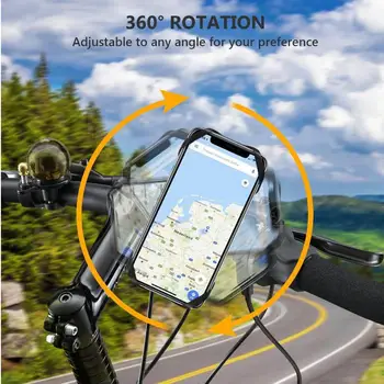 Vysoko Kvalitné Silikónové Požičovňa Držiaka Telefónu, Pre iPhone Univerzálny Motocykel, Bicykel Stojí GPS Držiak Pre 4.0-6.3 palcový Mobilný Telefón