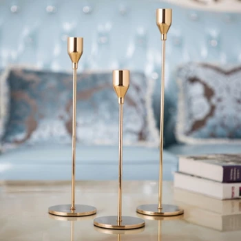 Vysoko Kvalitný Elegantný Sviečkový Jednoduchý Dizajn Svadobné Dekorácie Klubov Strán Domov Ornament