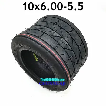 Vysoká kvalita 10*6.00-5.5 tube 10 palcový rozšírili pneumatiky 10x6.00-5.5 motocykel bezdušové pneumatiky vákuové Cestnej elektrický skúter motora