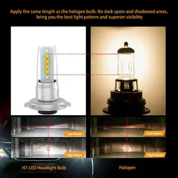 Vysoká Kvalita 1Pair H7 LED Reflektor Konverzie Nastaviť Klasu Žiarovka 110W / 10000LM Biela Low Drop Shipping