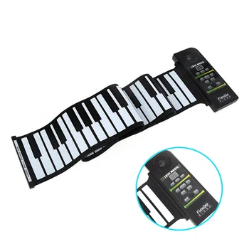 Vysoká Kvalita 88 Kláves Elektronický Klavír, Keyboard Kremíka Flexibilné Roll Up Klavír Postavený v hlasnejšie reproduktor