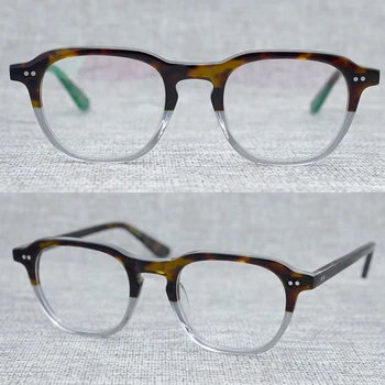 Vysoká Kvalita Acetát okuliare original Japonsko Ručné kvality Celok-nový dizajn jelly farba rámu Strane nit Billik okuliare