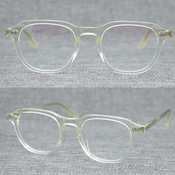 Vysoká Kvalita Acetát okuliare original Japonsko Ručné kvality Celok-nový dizajn jelly farba rámu Strane nit Billik okuliare