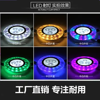 Vysoká Kvalita Crystal LED, 3W Led Downlight 300lm Bodové Svetlá Mini Dole Lampy, Osvetlenie Spálne AC110V-220V