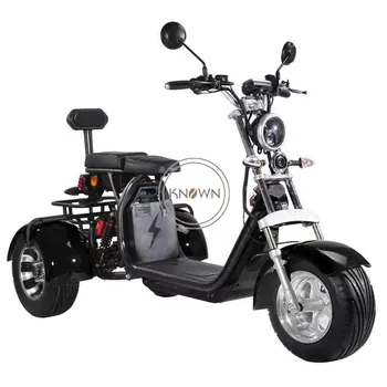Vysoká Kvalita EÚ Eransport na Dvere 3 kolesá Dospelých Elektrické Citycoco Skúter Elektrický Motocykel s Sedadla Spolujazdca