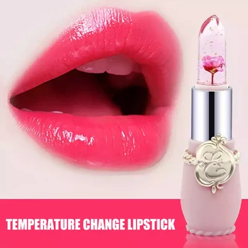 Vysoká Kvalita Jelly Kvet Rúž dlhodobý Hydratačný Rúž, make-up Farebného Zmeniť Balzam na Pery