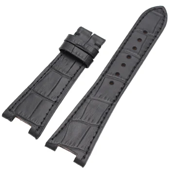 Vysoká Kvalita Nové Originálne Kožené Hodinky Kapela Pás 25*18 mm Brown Black Watchbands Pás Pre PP Príslušenstvo