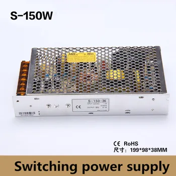 Vysoká kvalita Prepínanie napájania power suply jednotky 36V DC 4.2 A 150W zdroj napájania ac dc converter wholesales (s-150-36)
