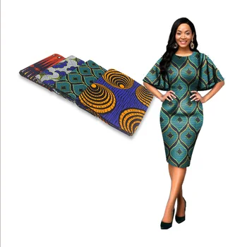 Vysoká Kvalita Pôvodného Real Vosk Bavlna Vosk Afriky Textílie Afriky Vosk Tkaniny Tlače 2020 Najnovšie 6yards Z Ankary Textílie