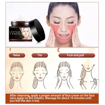Vysoká Kvalita V Tvár Cream Face-Lifting Sprísnenie Krém V Tvare Sochárstvo Anti-Aging Hydratačné