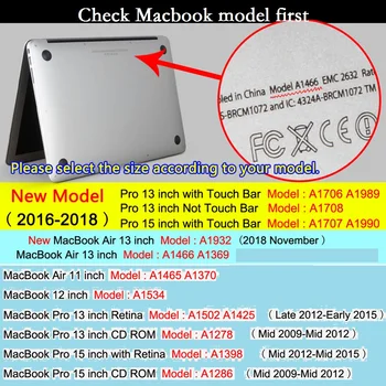 Vytlačené Brian Coque pre MacBook Pro 13 Pro 15 Dotyk Bar A1989 A1990 Notebook Prípade Pevného PVC pre Mac book Air Pro Retina 11 12 13 15
