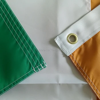 Vyšívané Šité na Pobreží Slonoviny Vlajka Pobrežie slonoviny Vlajkou Krajiny Sveta Vlajky Zástavy Oxford Nylon Textílie 3x5ft