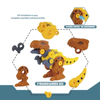 Vzdelávacie Hračky pre Chlapcov Demontáž Dinosaurov Hračky Transformovať Hračky Pre Chlapcov Robot Deformácie Hračky, Hračky pre Deti 4-6 Roky