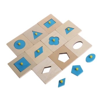 Vzdelávanie Hračka Montessori Tvary A Zoraď Puzzle Geometrie Rada Vzdelávanie Deti Predškolského