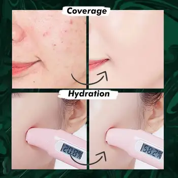 Vzduchovom Vankúši Húb Hlavu tvoria BB Krém Hydratačné Nadácie Vzduchu-priepustná Prírodné Leštenie make-up Kozmetika TSLM1