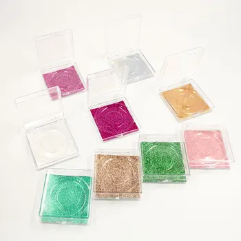 Väčšinu 10/pack veľkoobchod lash prípade rias balenie box lash boxy obaly lesk posuvné plastového puzdra s čistým vaničky držiteľ